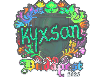 Sticker | kyxsan (Holo) | Budapest 2025 image