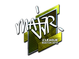 Sticker | MAJ3R (Foil) | Boston 2018 image