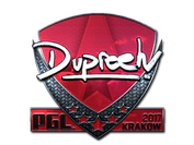 Sticker | dupreeh (Foil) | Krakow 2017 image