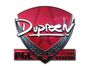 Sticker | dupreeh (Foil) | Krakow 2017 image