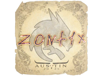 Sticker | zont1x | Austin 2025 image