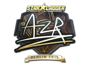 Sticker | AZR (Gold) | Berlin 2019 image