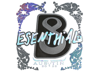 Sticker | esenthial (Holo) | Austin 2025 image