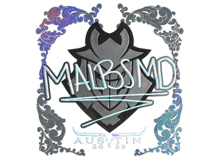 Sticker | malbsMd (Holo) | Austin 2025