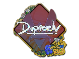 Sticker | dupreeh (Glitter) | Rio 2022 image