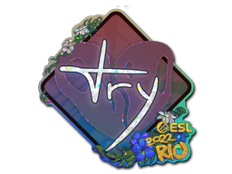 Sticker | TRY (Glitter) | Rio 2022 image
