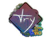 Sticker | TRY (Glitter) | Rio 2022 image