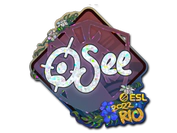 Sticker | oSee (Glitter) | Rio 2022 image