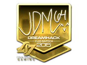 Sticker | jdm64 (Gold) | Cluj-Napoca 2015 image
