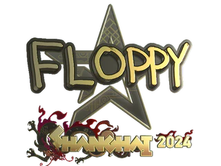 Sticker | floppy (Gold) | Shanghai 2024