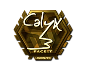 Sticker | Calyx (Gold) | London 2018 image