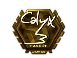 Sticker | Calyx (Gold) | London 2018 image