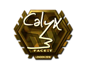 Sticker | Calyx (Gold) | London 2018 image