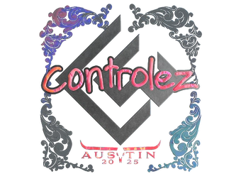 Sticker | controlez (Holo) | Austin 2025 image