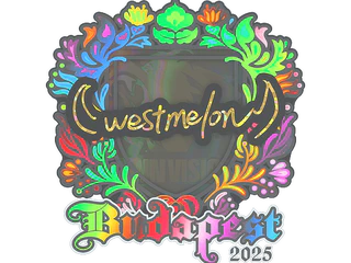Sticker | westmelon (Holo) | Budapest 2025