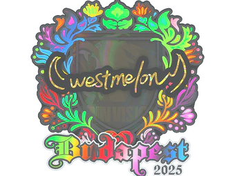 Sticker | westmelon (Holo) | Budapest 2025 image
