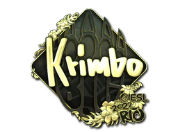 Sticker | Krimbo (Gold) | Rio 2022 image