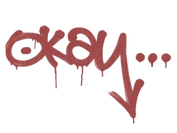 Sealed Graffiti | Okay (Blood Red) image