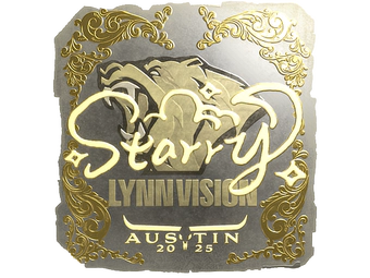 Sticker | Starry (Gold) | Austin 2025 image