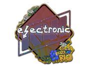 Sticker | electronic (Glitter) | Rio 2022 image