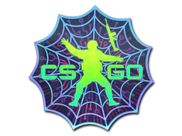 Sticker | Web Stuck (Holo) image