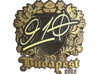 Sticker | 910 (Gold) | Budapest 2025 image