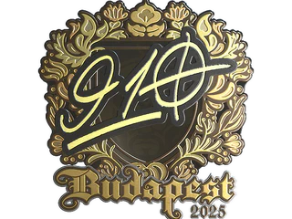 Sticker | 910 (Gold) | Budapest 2025