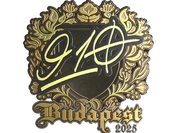 Sticker | 910 (Gold) | Budapest 2025 image