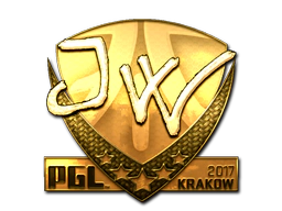 Sticker | JW (Gold) | Krakow 2017 image