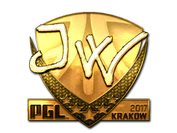 Sticker | JW (Gold) | Krakow 2017 image