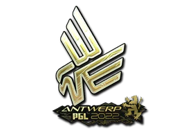 Sticker | Bad News Eagles (Gold) | Antwerp 2022 image