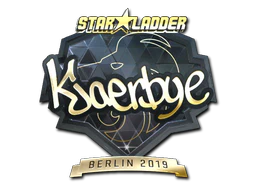 Sticker | Kjaerbye (Gold) | Berlin 2019 image