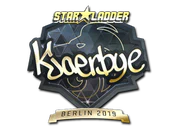 Sticker | Kjaerbye (Gold) | Berlin 2019 image