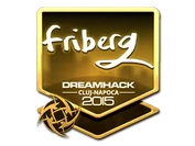 Sticker | friberg (Gold) | Cluj-Napoca 2015 image