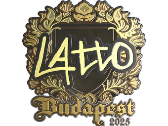 Sticker | latto (Gold) | Budapest 2025 image