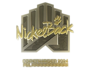 Sticker | NickelBack (Gold) | Copenhagen 2024 image