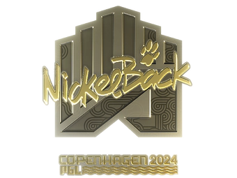 Sticker | NickelBack (Gold) | Copenhagen 2024 image