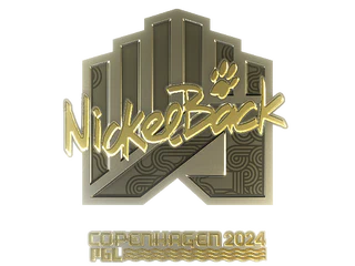 Sticker | NickelBack (Gold) | Copenhagen 2024