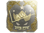 Sticker | stanislaw (Gold) | Austin 2025 image