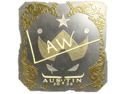 Sticker | stanislaw (Gold) | Austin 2025 image