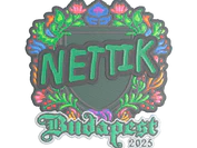Sticker | nettik (Embroidered) | Budapest 2025 image