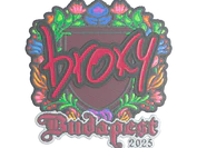Sticker | broky (Embroidered) | Budapest 2025 image