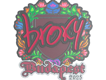 Sticker | broky (Embroidered) | Budapest 2025 image