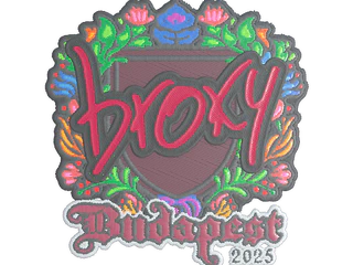 Sticker | broky (Embroidered) | Budapest 2025