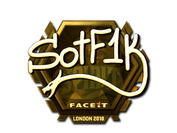 Sticker | S0tF1k (Gold) | London 2018 image
