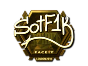 Sticker | S0tF1k (Gold) | London 2018 image