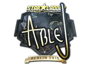 Sticker | ableJ (Gold) | Berlin 2019 image