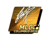 Sticker | fox (Gold) | MLG Columbus 2016 image