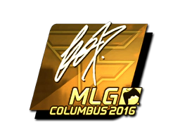 Sticker | fox (Gold) | MLG Columbus 2016 image