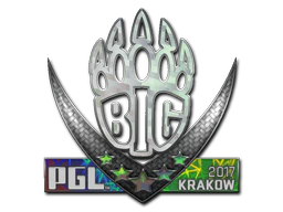 Sticker | BIG (Holo) | Krakow 2017 image